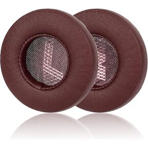 Replacement Ear Pads for JBL E35 E45 E45BT Bluetooth Wireless Headphones, Ear Pads Cushions with High-Density Noise Isolation Foam, Made Soft Protein Rubber Leather - Burgundy