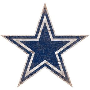 Fan Creations NFL Dallas Cowboys Unisex Dallas Cowboys Team Logo 8in Cutout, Team Color, 8 inch
