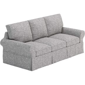 The Sofa Cover Is 3 Seat Sofa Slipcover Replacement. It Fits Pottery Barn PB Basic Three Seat Sofa (Basic Light Gray)