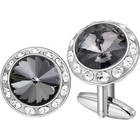 Cufflinks for Men with Gift Box Packed, Easy to Wear, Gold or Silver Tone Match Black Red Blue Pink White Shirts and Suits, Gift for Him, Men’s Jewelry or Fashion Accessories, Designed by HAWSON.