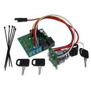 Ignition Module Key Switch AM132500 Compatible with John Deere LX255 LX266 LX277 LX279 LX280 LX288 LX289 GT225 GT235 GT235E GT245 GX255 GX325 GX335 GX355 GX345 325 335 345 355
