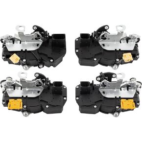 BOXI (Set of 4) Front & Rear Right &Left Side Door Latch & Lock Actuator Assembly Fits for Chevrolet for GMC for Cadillac 2007 2008 2009/931-303 931-304 931-108 931-109