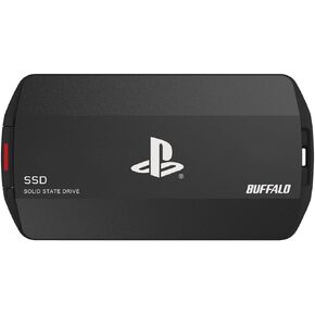 منتج BUFFALO خارجي SSD 2.0 تيرابايت مرخص رسميًا، متوافق مع وحدات تحكم PS 5 / PS 4 - USB3.2 Gen2 النوع A وC - محمول مضاد للصدمات IP55 مقاوم للغبار والماء SSD-PHO2.0U3B in Kuwait
