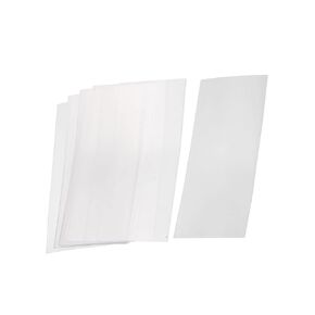 Heat Shrink Tube Thin PVC Battery Wrap, [for Electrical 18650, DIY Battery] - 29.5mm Flat 72mm Long/Clear / 20 Pcs