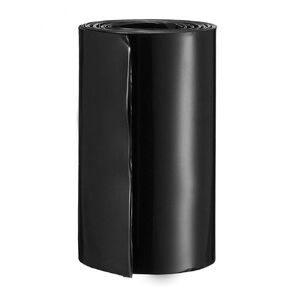 uxcell Battery Wrap PVC Heat Shrink Tubing 65mm Flat Width for AA Power Supplies 2 Meters Length Black