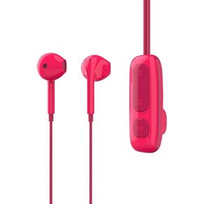 Lavalier Microphones, Commercial Wireless Lavalier Microphones, Magnetic Lavalier Design Bluetooth 5.3 with Microphones Earphone, Wireless in-Ear Earbuds for Teams and Zoom - White