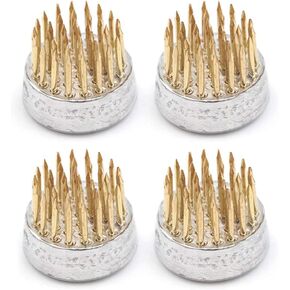 Flower Frog Round Holder 4pcs Pin Frog for Flower Arrangement (0.9" Inch)