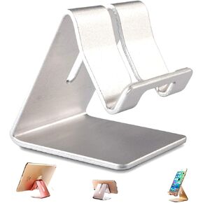 Tablet Stand Holder,Aluminum Solid Portablet Desktop Dock Hands Free Cradle Compatible with Tablets Such As iPad Air Mini Pro, Phone 14 13 11 XR MAX XS Max XR X Plus More Tablets (4-13 Inch) - Gold in Saudi Arabia