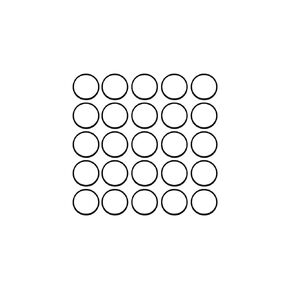 Sterling Seal ORBN227x25 O-Ring, Number-227 Standard, Good/Excellent Resistance to Many Petroleum Oils/Greases, Hydraulic Fluids, Alcohol, Buna Nitrile Rubber, 2-1/8" ID, 2-3/8" OD (Pack of 25)