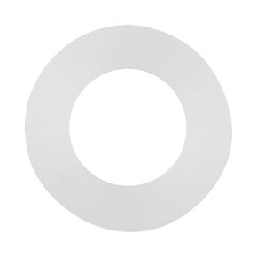 Fafeicy 12pcs Flat Gasket, White Silicone O-Ring Sealing Washers, for Bellows Hoses(1"), Gasket Retaining Ring