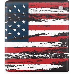 Tablet Skin Compatible with Kobo Libra 2 (2023) - Tattered Flag - Premium 3M Vinyl Protective Wrap Decal Cover - Easy to Apply | Crafted in The USA by MightySkins