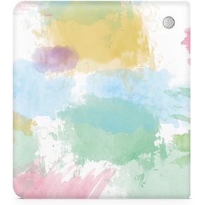 Tablet Skin Compatible with Kobo Libra 2 (2023) - Watercolor White - Premium 3M Vinyl Protective Wrap Decal Cover - Easy to Apply | Crafted in The USA by MightySkins