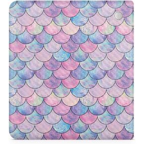 Carbon Fiber Tablet Skin Compatible with Kobo Libra 2 (2023) - Mermaid Scales - Premium 3M Vinyl Protective Wrap Decal Cover - Easy to Apply | Crafted in The USA by MightySkins