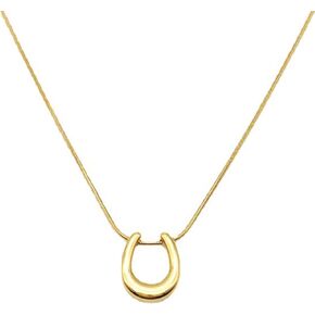 Jude Jewelers Stainless Steel Horse Shoe Style U Shaped Collar Statement Necklace