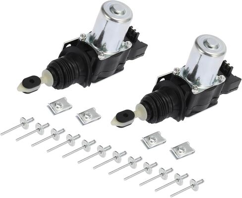 Motoforti Power Door Lock Latch Assembly, Door Lock Actuator Motor, for Chevrolet C30 1980-1986, Plastic, 16603085, Black in Saudi Arabia