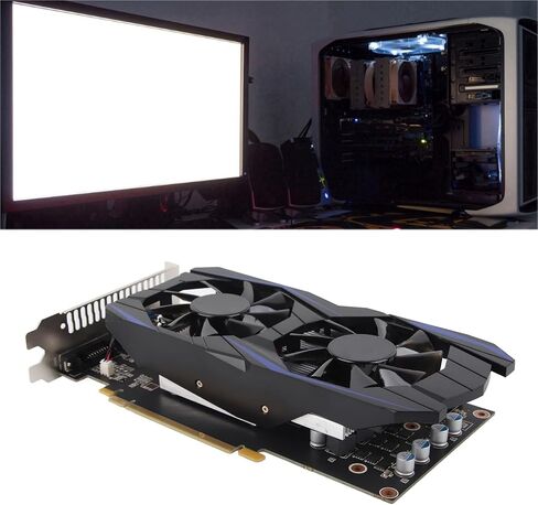 Yunir Gaming Graphics Card, GTX550Ti 6GD5 GDDR5 6144MB 192BIT Computer Graphics Card, with VGA DVI Interface, for Desktop Computer Gaming (GTX550Ti 6GB) in Saudi Arabia