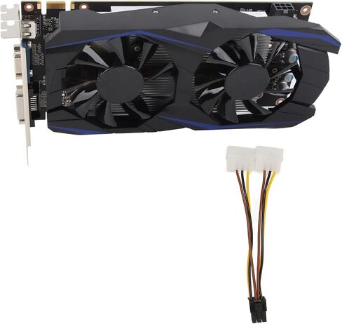 Yunir Gaming Graphics Card, GTX550Ti 6GD5 GDDR5 6144MB 192BIT Computer Graphics Card, with VGA DVI Interface, for Desktop Computer Gaming (GTX550Ti 6GB) in Saudi Arabia