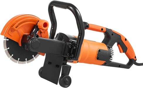 VEVOR Electric Concrete Saw, 7 in Circular Saw Cutter, 2000 W High Power with Max. 2.5 in Cutting Depth, Wet/Dry Disk Saw Cutter Includes Water Line, Pump and Blade, for Stone, Brick in Saudi Arabia