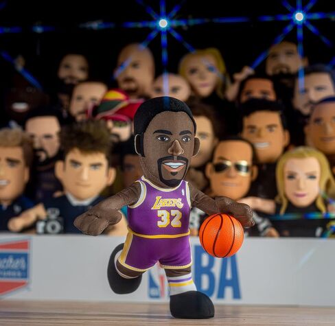 Bleacher Creatures Los Angeles Lakers Magic Johnson 10" Plush Figure - A Legend for Play Or Display in Saudi Arabia