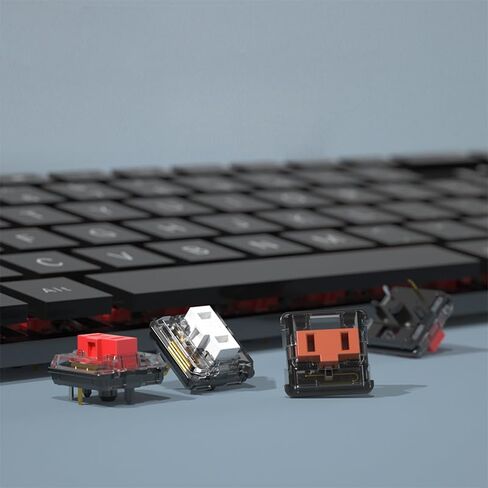Kailh Choc Low Profile Switch Tactile Switch 5-Pin Switches 1350 Chocolate for Mechanical Gaming Keyboard Switch(Brown,10pcs) in Saudi Arabia