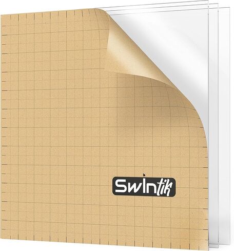 Clear Plexiglass Sheets 12" x 12" - 3 Pack - 1/8" (3mm) Thick - with Easy-to-Use Ruler Guides - Acrylic Sheets for Laser Cutting, DIY Projects & Signs. Easy to Cut & Drill Plastic Sheets in Saudi Arabia
