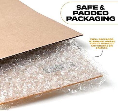 Clear Plexiglass Sheets 12" x 12" - 3 Pack - 1/8" (3mm) Thick - with Easy-to-Use Ruler Guides - Acrylic Sheets for Laser Cutting, DIY Projects & Signs. Easy to Cut & Drill Plastic Sheets in Saudi Arabia
