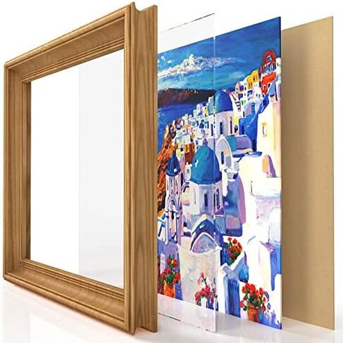 Clear Plexiglass Sheets 12" x 12" - 3 Pack - 1/8" (3mm) Thick - with Easy-to-Use Ruler Guides - Acrylic Sheets for Laser Cutting, DIY Projects & Signs. Easy to Cut & Drill Plastic Sheets in Saudi Arabia
