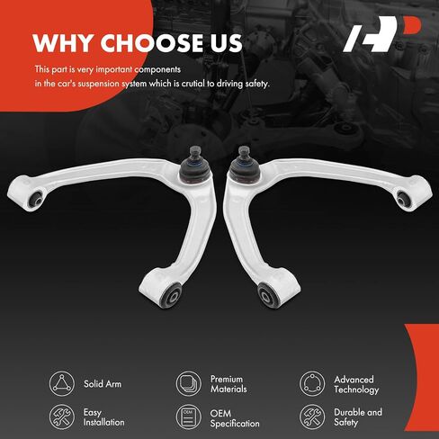 A-Premium 2 x Front Upper Control Arm, with Ball Joint & Bushing, Compatible with Infiniti Q50 Q60 14-21, QX50 14-17, G37 08-13, EX35 08-12, EX37 13-13, Nissan 370Z 09-20 in Saudi Arabia