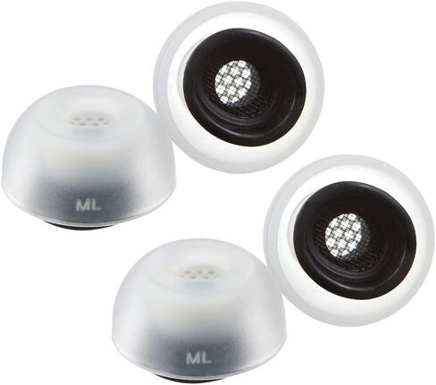AZLA SednaEarfit MAX لـ Airpods Pro - زوجان من أطراف الأذن البديلة لـ AirPods Pro وPro الجيل الثاني - أطراف أذن من السيليكون الناعم المضادة للانزلاق - تناسب علبة الشحن (الحجم ML) in Kuwait