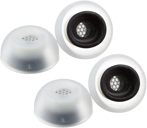 AZLA SednaEarfit MAX لـ Airpods Pro - زوجان من أطراف الأذن البديلة لـ AirPods Pro وPro الجيل الثاني - أطراف أذن من السيليكون الناعم المضادة للانزلاق - تناسب علبة الشحن (الحجم ML) in Kuwait