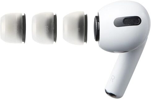 AZLA SednaEarfit MAX لـ Airpods Pro - زوجان من أطراف الأذن البديلة لـ AirPods Pro وPro الجيل الثاني - أطراف أذن من السيليكون الناعم المضادة للانزلاق - تناسب علبة الشحن (الحجم ML) in Kuwait