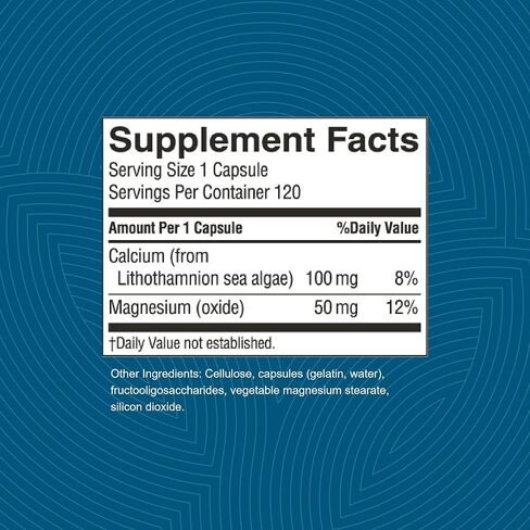 Nature's Sunshine Sea Calcium, 120 Capsules | Promotes Bone and Teeth Health, Offsets Body Acidity, and Helps Maintain PH Levels in Saudi Arabia