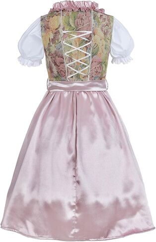 Nuoqi Oktoberfest Costumes Women 3 Piece German Dirndl Dress Costumes for Bavarian Oktoberfest Carnival in Saudi Arabia