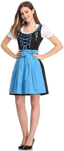 Oktoberfest Costumes Women Dirndl Dresses German Dresses for Beer Festival Bavarian Carnival Halloween in Saudi Arabia