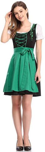 Oktoberfest Costumes Women Dirndl Dresses German Dresses for Beer Festival Bavarian Carnival Halloween in Saudi Arabia