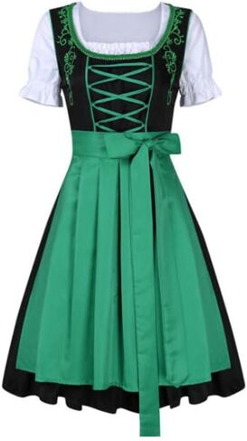 Oktoberfest Costumes Women Dirndl Dresses German Dresses for Beer Festival Bavarian Carnival Halloween in Saudi Arabia