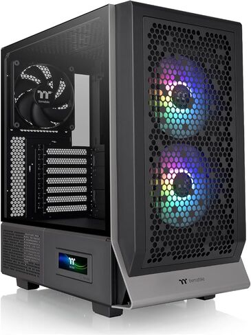Thermaltake Ceres CA-1Y2-00M1WN-00 CS8724 300 TG ARGB Black E-ATX Motherboard Air Flow Oriented Middle Tower PC Case in Saudi Arabia