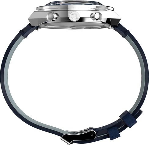 Timex Men's Q Chronograph 40mm Watch - Black Strap Black Dial Stainless Steel Case in Saudi Arabia