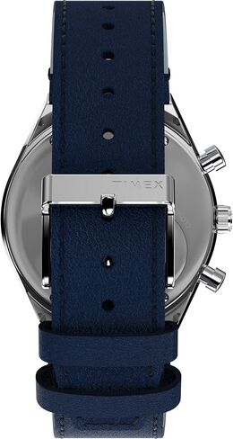 Timex Men's Q Chronograph 40mm Watch - Black Strap Black Dial Stainless Steel Case in Saudi Arabia
