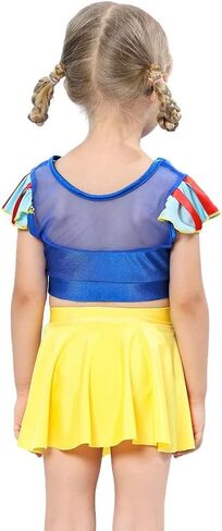 Princess Two-Piece Tankini Swimsuit for Baby Girls Bathing Suits Swimwear Surf Beach Summer Swimming Bikini Sets in Saudi Arabia