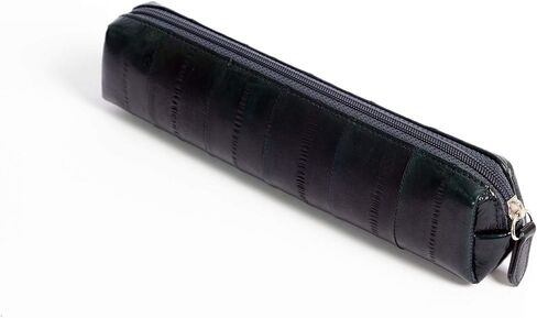 EEL Skin Leather Compact Pen CASE (Black) in Saudi Arabia