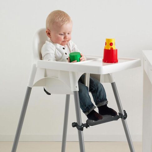 High Chair Footrest Non-Slip High Chair Foot Rest Height Adjustable Highchair Footrest Polypropylene Footstool for Baby Highchair Accessories Compatible with Most Highchairs in Saudi Arabia
