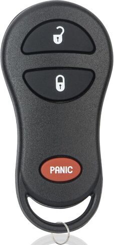 استبدال مفتاح Fob متوافق مع 2002-2005 Dodge Ram 1500 2500 3500/2001-2004 Dakota Grand Caravan Durango/Plymouth Prowler/Chrysler Keyless Entry Remote GQ43VT17T (عبوة واحدة) in Kuwait