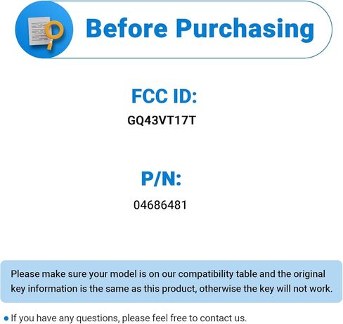 استبدال مفتاح Fob متوافق مع 2002-2005 Dodge Ram 1500 2500 3500/2001-2004 Dakota Grand Caravan Durango/Plymouth Prowler/Chrysler Keyless Entry Remote GQ43VT17T (عبوة واحدة) in Kuwait