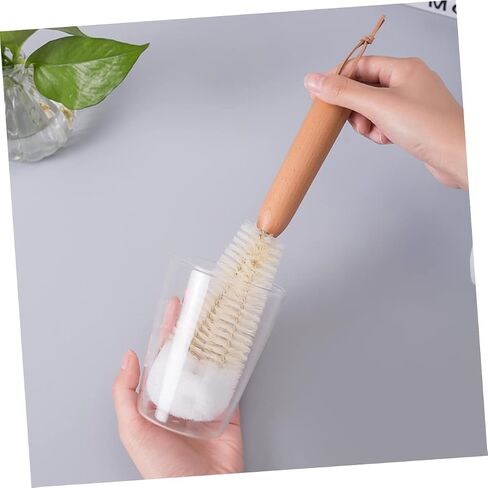GLEAVI Coffee Cup Cleaning Brush Bottle Cleaner Brush Water Bottle Brush Bottle Cleaners Bottle Cleaning Bottle Scrubber Cup Brush Pot Brush Mug Brush Teapot Brush Head in Saudi Arabia