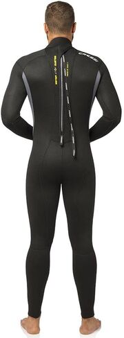 Cressi Men's Full Neoprene Wetsuit Back-Zip for Scuba Diving & Water Activities - Fast 5mm: Designed in Italy in Saudi Arabia