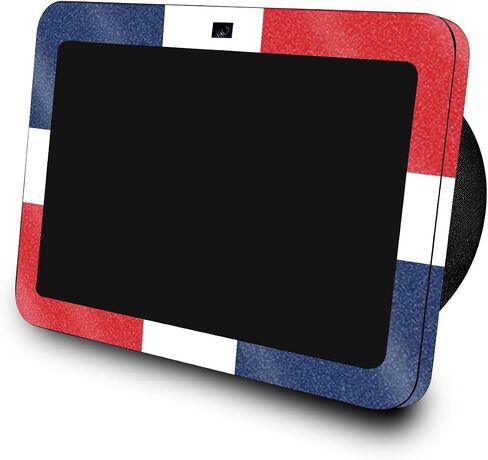 جلد لامع لامع متوافق مع Amazon Echo Show 8 (الجيل الثالث، 2023) - علم الدومينيكان - غطاء لاصق واقٍ من الفينيل 3M ممتاز - سهل الاستخدام | صُنع في الولايات المتحدة الأمريكية بواسطة MightySkins in Kuwait