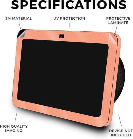 جلد لامع لامع متوافق مع Amazon Echo Show 8 (الجيل الثالث، 2023) - علم الدومينيكان - غطاء لاصق واقٍ من الفينيل 3M ممتاز - سهل الاستخدام | صُنع في الولايات المتحدة الأمريكية بواسطة MightySkins in Kuwait