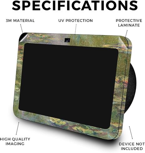 جلد لامع لامع متوافق مع Amazon Echo Show 8 (الجيل الثالث، 2023) - علم الدومينيكان - غطاء لاصق واقٍ من الفينيل 3M ممتاز - سهل الاستخدام | صُنع في الولايات المتحدة الأمريكية بواسطة MightySkins in Kuwait