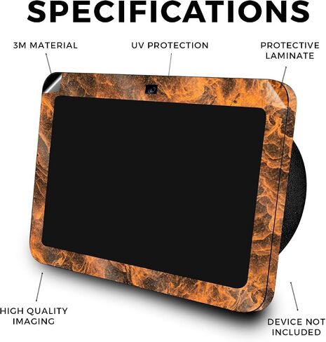 جلد متوافق مع Amazon Echo Show 8 (الجيل الثالث، 2023) - Burning Up - غطاء لاصق واقٍ من الفينيل 3M ممتاز - سهل الاستخدام | صُنع في الولايات المتحدة الأمريكية بواسطة MightySkins in Kuwait